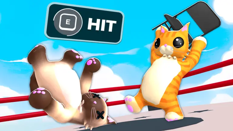 Cats trading punches in the ring